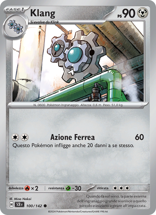 Klang 100/175 — Corona Astrale (Italian Pokémon TCG card)