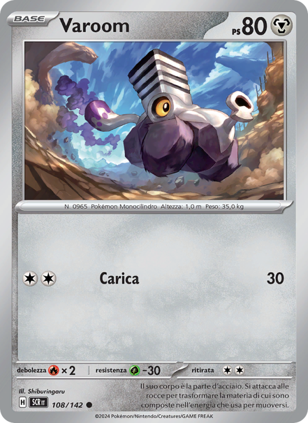 Varoom 108/175 — Corona Astrale (Italian Pokémon TCG card)