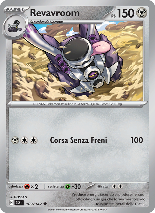 Revavroom 109/175 — Corona Astrale (Italian Pokémon TCG card)