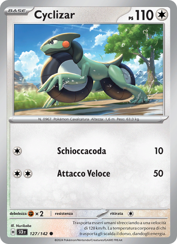 Cyclizar 127/175 — Corona Astrale (Italian Pokémon TCG card)