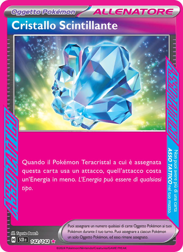 Cristallo Scintillante 142/175 — Corona Astrale (Italian Pokémon TCG card)