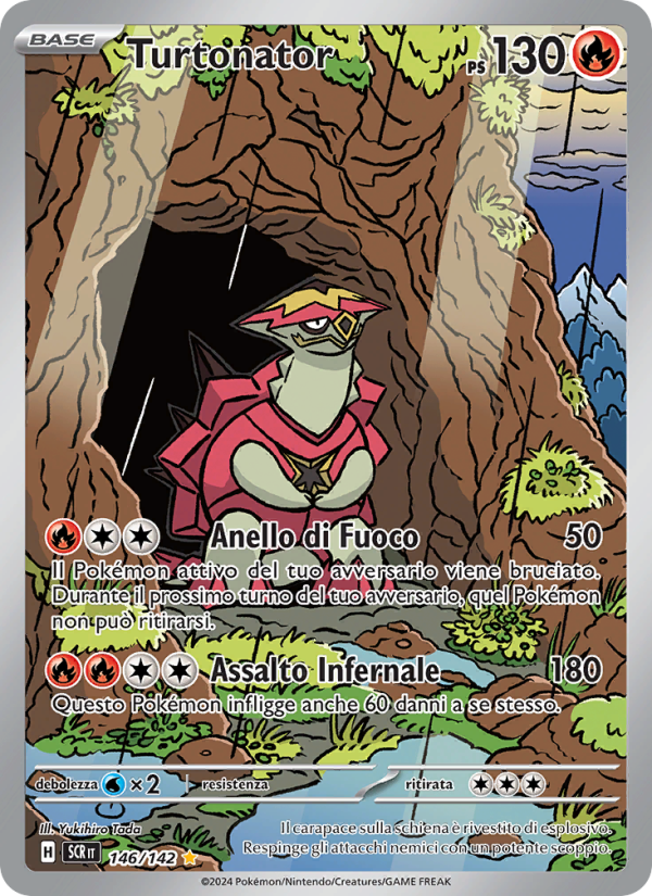 Turtonator 146/175 — Corona Astrale (Italian Pokémon TCG card)