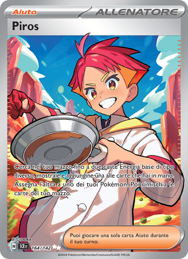 Piros 164/175 — Corona Astrale (Italian Pokémon TCG card)