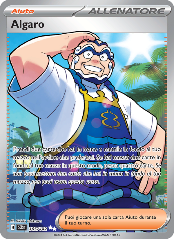 Algaro 165/175 — Corona Astrale (Italian Pokémon TCG card)