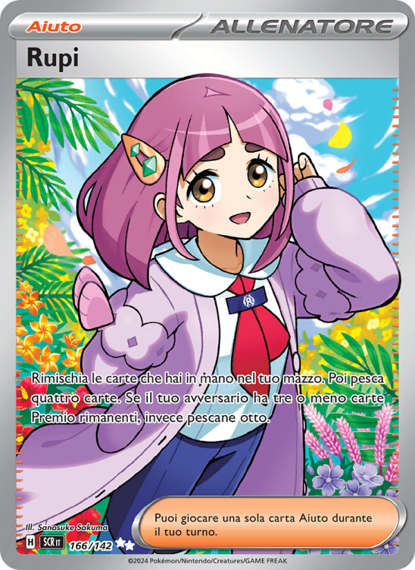 Rupi 166/175 — Corona Astrale (Italian Pokémon TCG card)