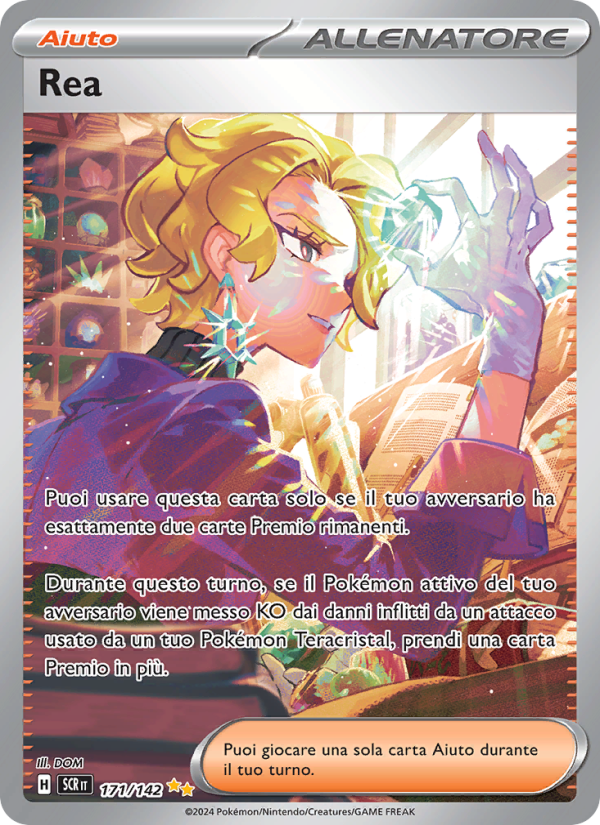 Rea 171/175 — Corona Astrale (Italian Pokémon TCG card)
