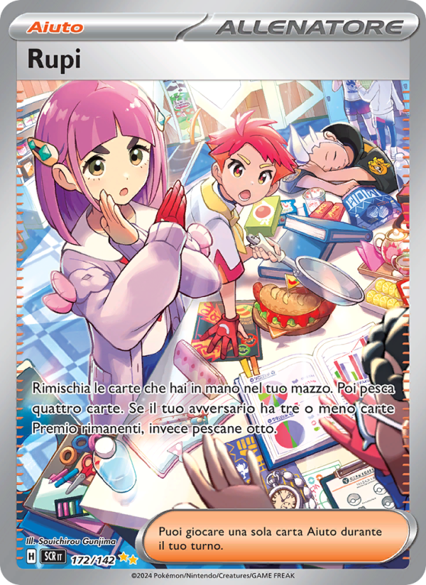 Rupi 172/175 — Corona Astrale (Italian Pokémon TCG card)