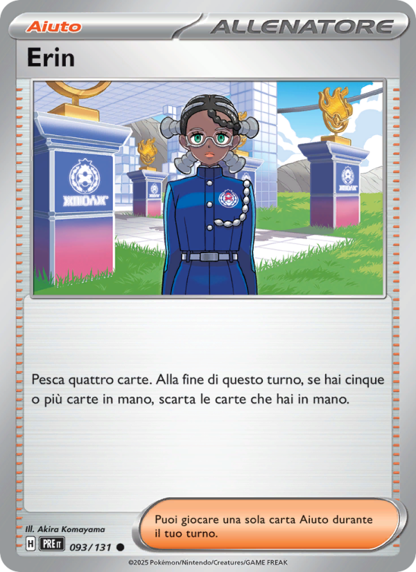 Erin 093/180 — Evoluzioni Prismatiche (Italian Pokémon TCG card)