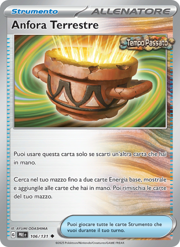 Anfora Terrestre 106/180 — Evoluzioni Prismatiche (Italian Pokémon TCG card)