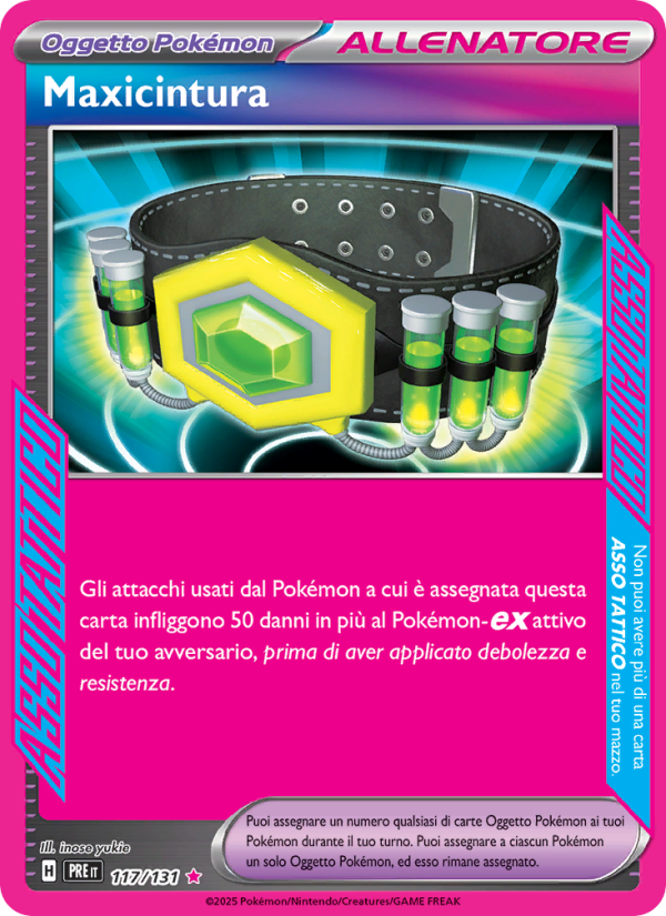 Maxicintura 117/180 — Evoluzioni Prismatiche (Italian Pokémon TCG card)
