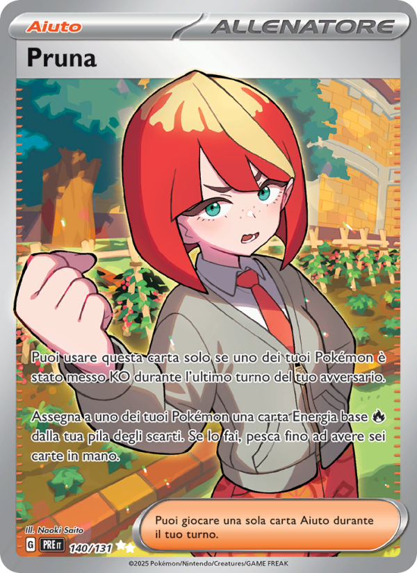 Pruna 140/180 — Prismatic Evolutions (Italian Pokémon TCG card)