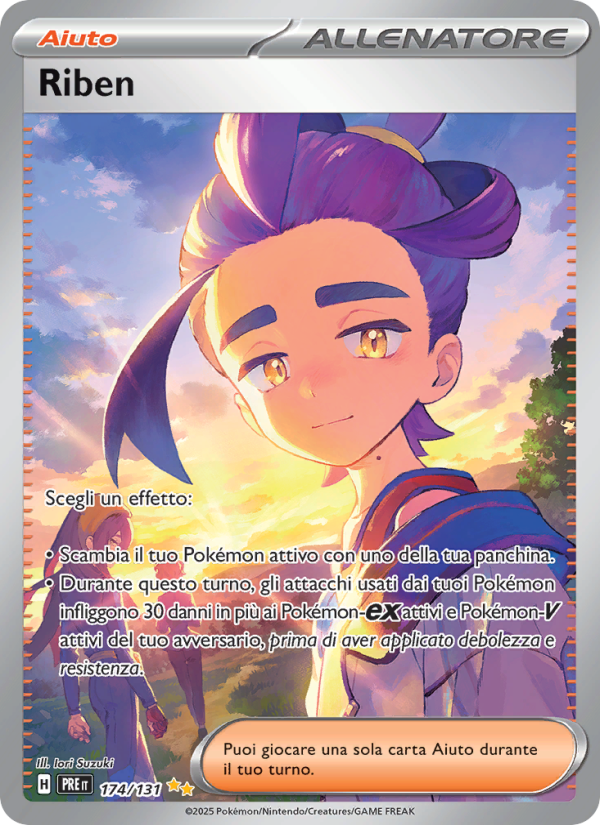 Riben 174/180 — Evoluzioni Prismatiche (Italian Pokémon TCG card)