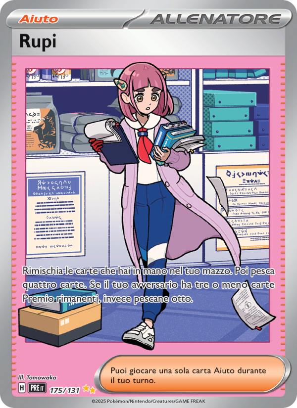 Rupi 175/180 — Evoluzioni Prismatiche (Italian Pokémon TCG card)