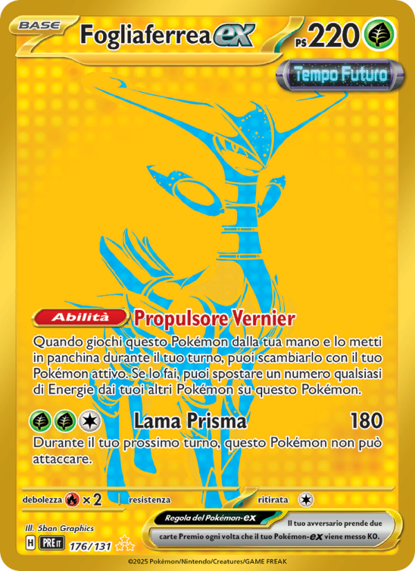 Fogliaferrea- Pokémon TCG cards