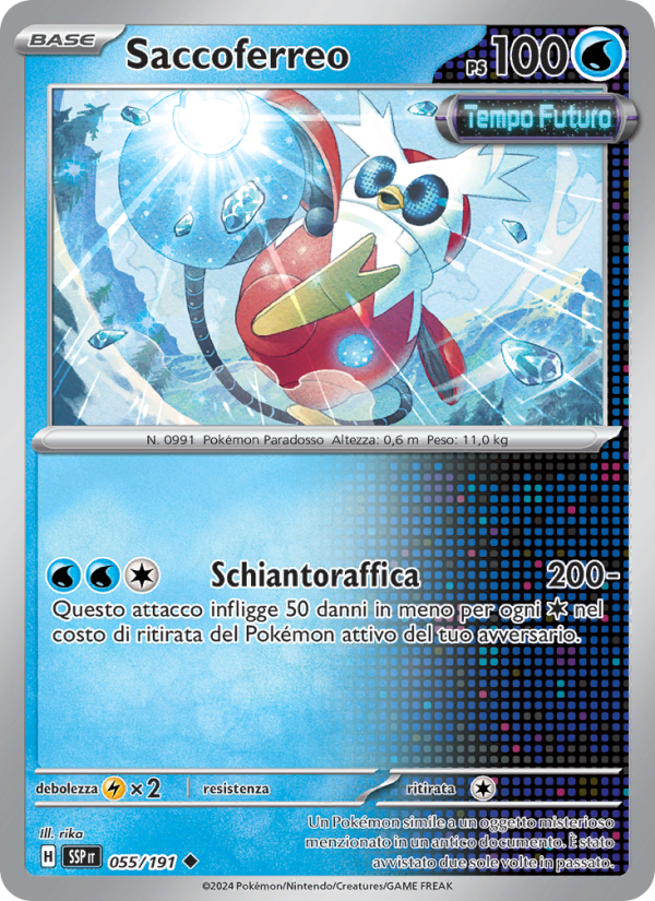 Saccoferreo 055/252 — Scintille Folgoranti (Italian Pokémon TCG card)