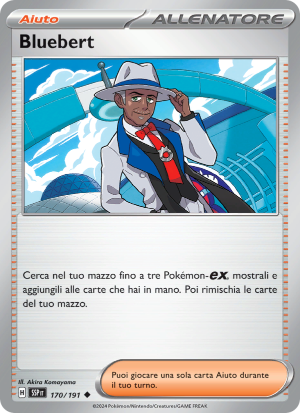 Bluebert 170/252 — Scintille Folgoranti (Italian Pokémon TCG card)