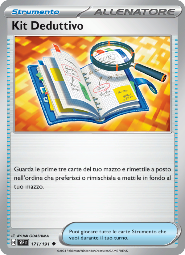 Kit Deduttivo 171/252 — Scintille Folgoranti (Italian Pokémon TCG card)