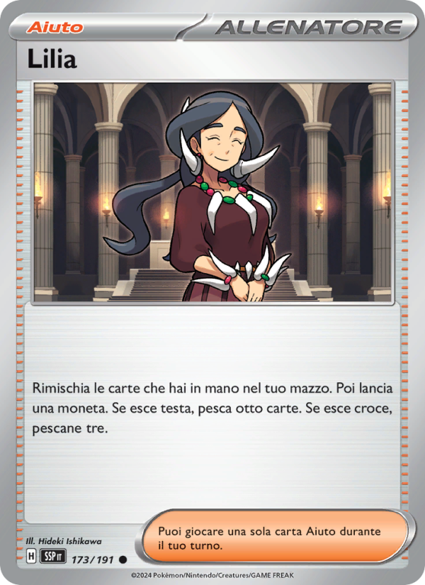 Lilia 173/252 — Scintille Folgoranti (Italian Pokémon TCG card)