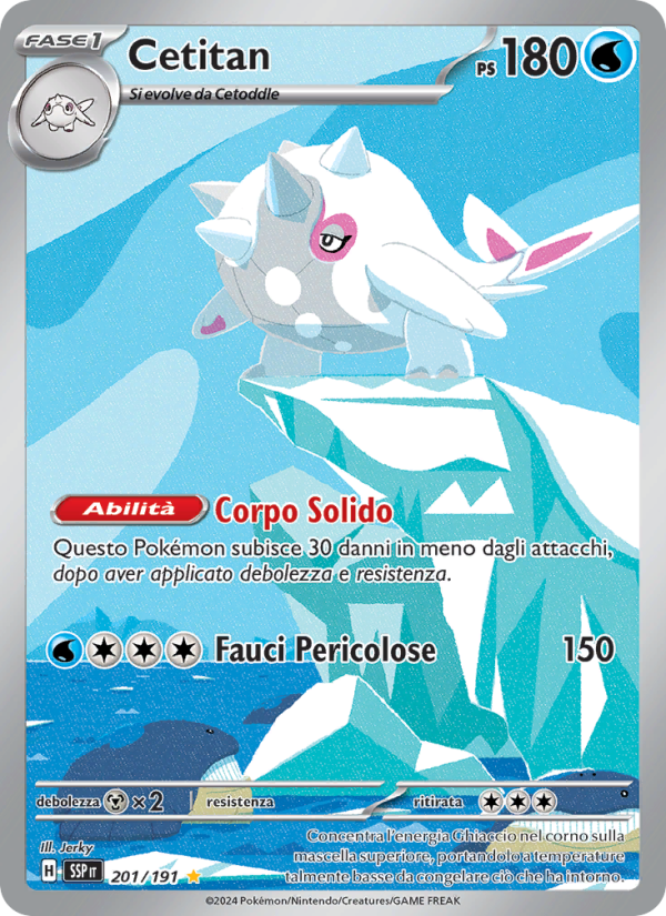 Cetitan 201/252 — Scintille Folgoranti (Italian Pokémon TCG card)