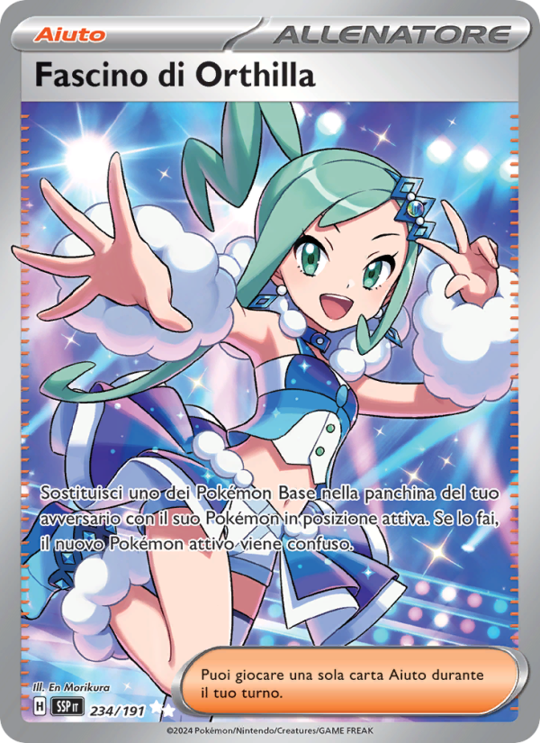 Fascino di Orthilla 234/252 — Scintille Folgoranti (Italian Pokémon TCG card)