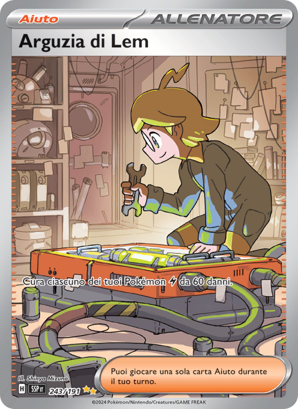 Arguzia di Lem 243/252 — Scintille Folgoranti (Italian Pokémon TCG card)