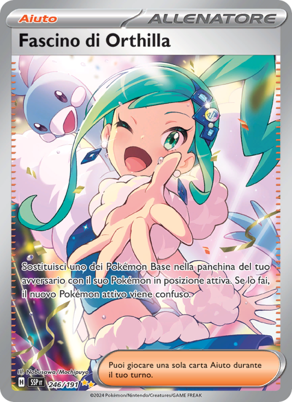 Fascino di Orthilla 246/252 — Scintille Folgoranti (Italian Pokémon TCG card)