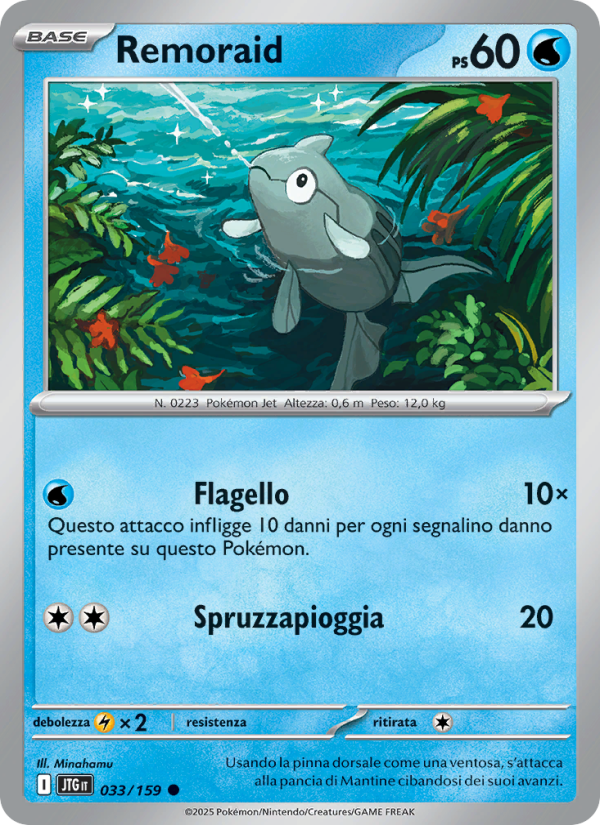 Remoraid 033/190 — Avventure Insieme (Italian Pokémon TCG card)