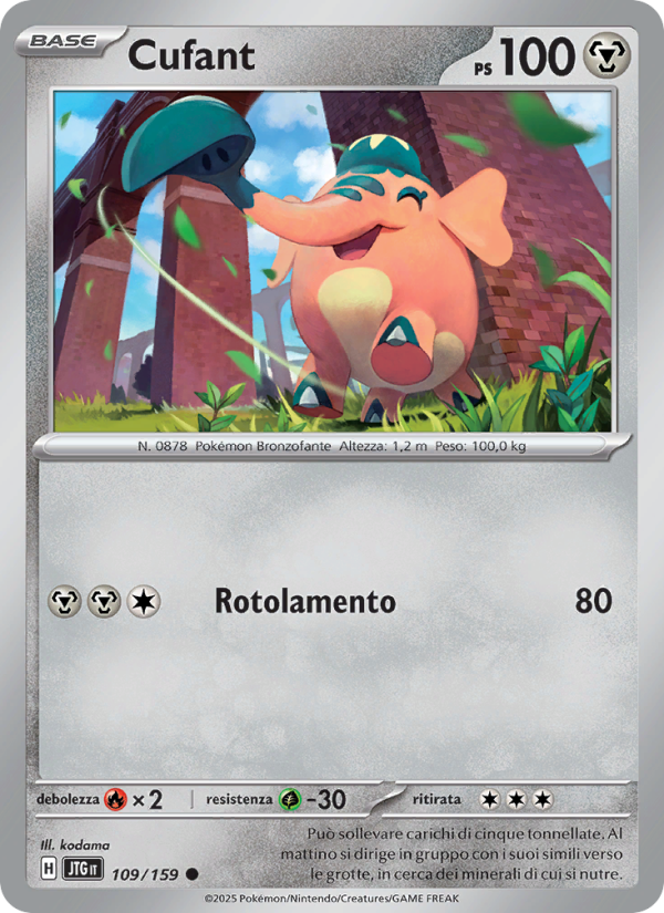 Cufant 109/190 — Avventure Insieme (Italian Pokémon TCG card)
