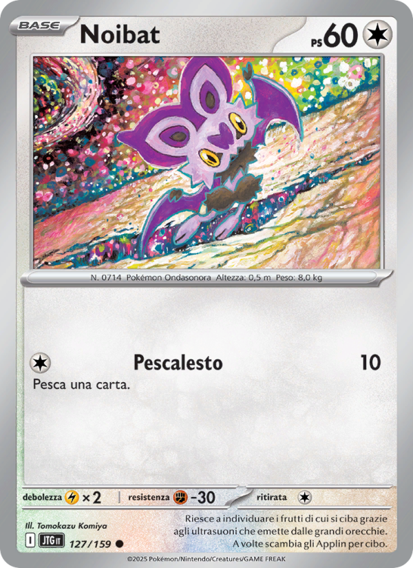 Noibat 127/190 — Avventure Insieme (Italian Pokémon TCG card)