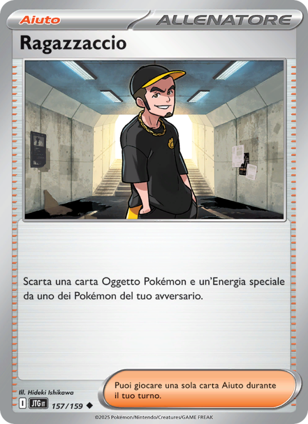 Ragazzaccio 157/190 — Avventure Insieme (Italian Pokémon TCG card)
