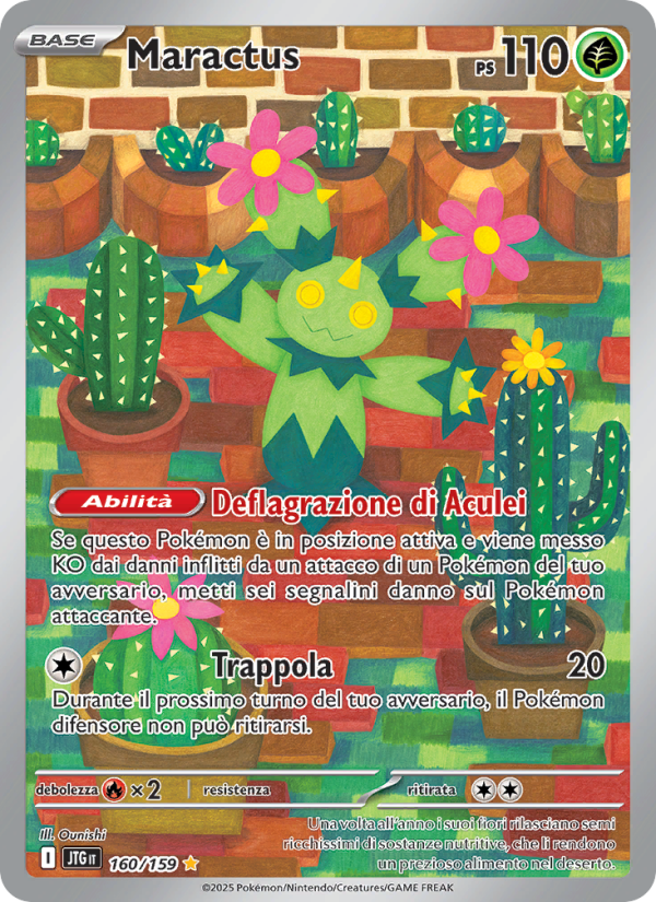Maractus 160/190 — Avventure Insieme (Italian Pokémon TCG card)