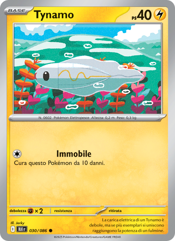 Tynamo 030/172 — Luce Nera (Italian Pokémon TCG card)