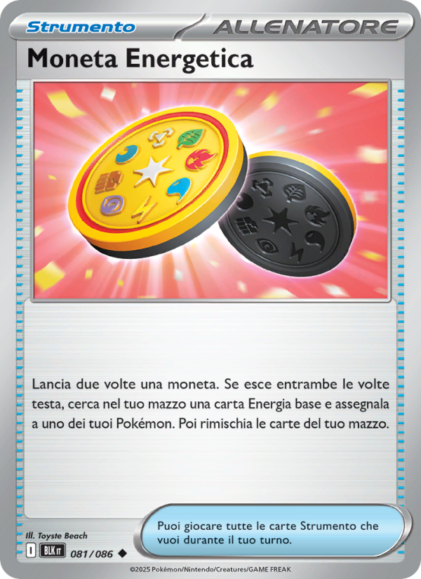 Moneta Energetica 081/172 — Luce Nera (Italian Pokémon TCG card)