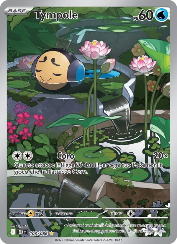 Tympole 103/172 — Luce Nera (Italian Pokémon TCG card)