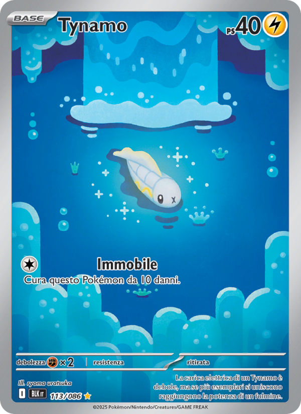 Tynamo 113/172 — Luce Nera (Italian Pokémon TCG card)