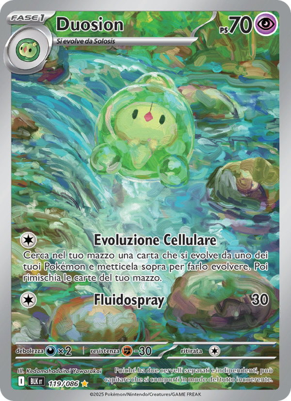 Duosion 119/172 — Luce Nera (Italian Pokémon TCG card)
