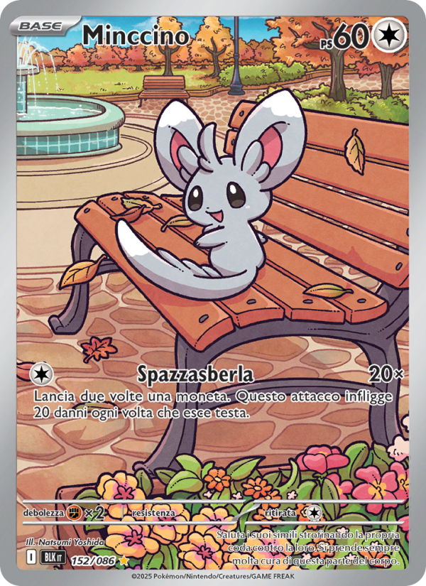 Minccino 152/172 — Luce Nera (Italian Pokémon TCG card)