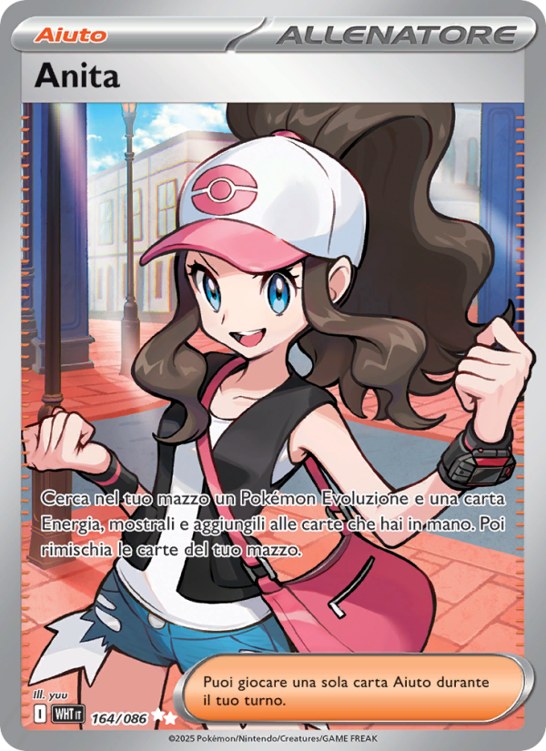 Anita 164/173 — Fuoco Bianco (Italian Pokémon TCG card)