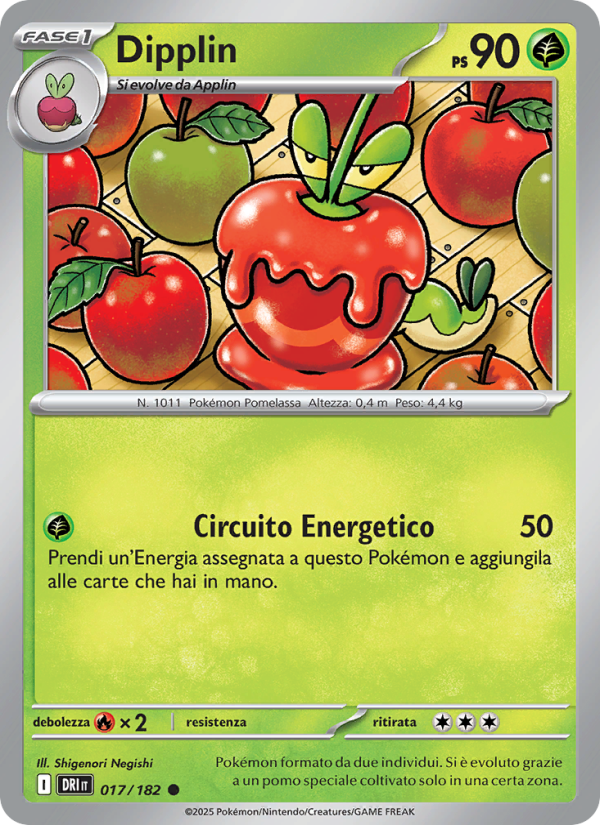 Dipplin 017/244 — Rivali Predestinati (Italian Pokémon TCG card)