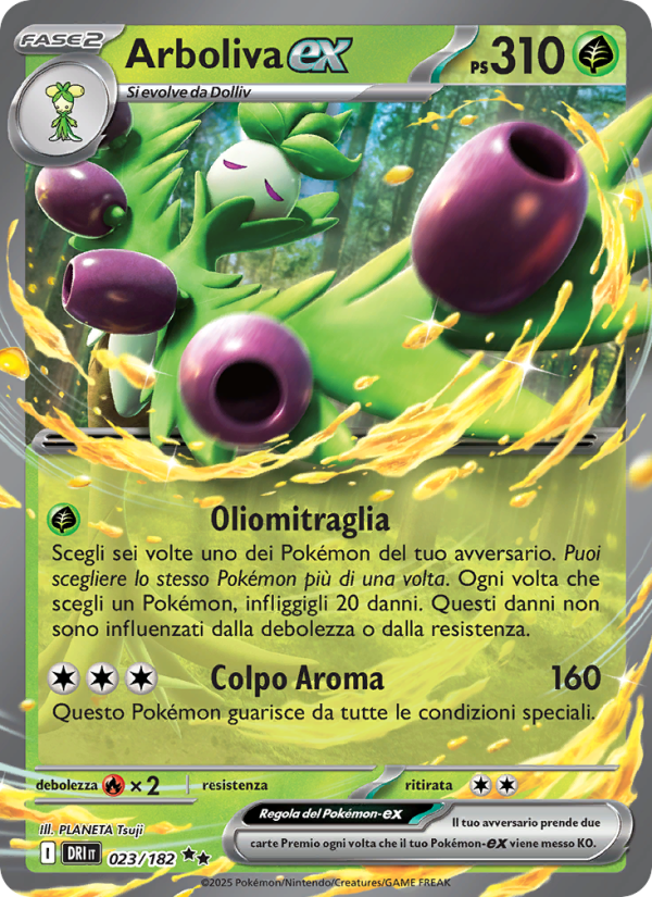Arboliva-ex 023/244 — Rivali Predestinati (Italian Pokémon TCG card)