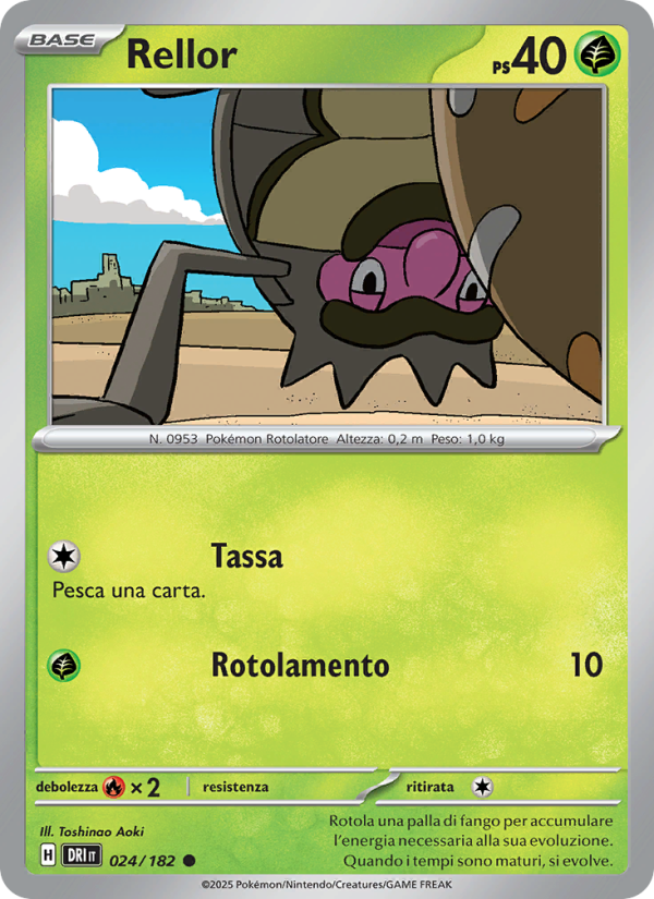 Rellor 024/244 — Rivali Predestinati (Italian Pokémon TCG card)