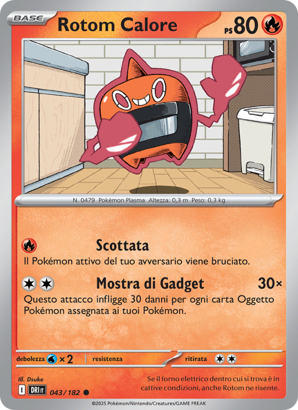 Rotom Calore Pokémon TCG cards