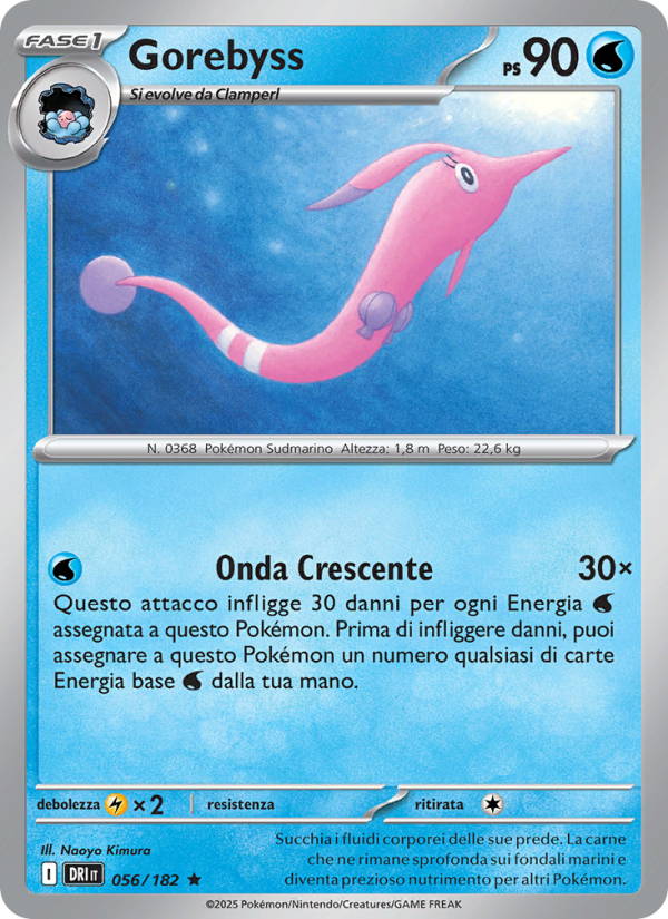 Gorebyss 056/244 — Rivali Predestinati (Italian Pokémon TCG card)