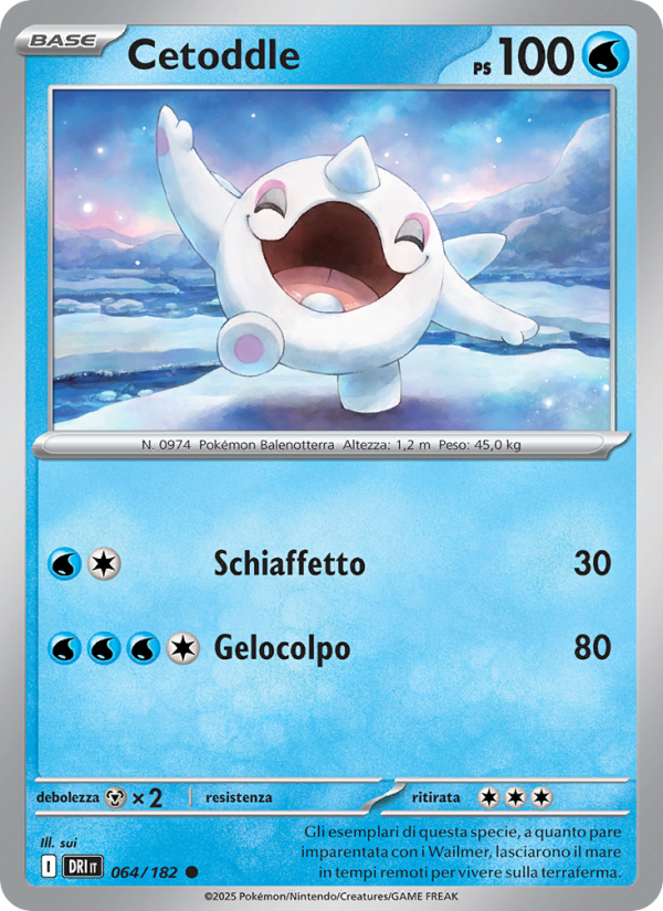 Cetoddle 064/244 — Rivali Predestinati (Italian Pokémon TCG card)