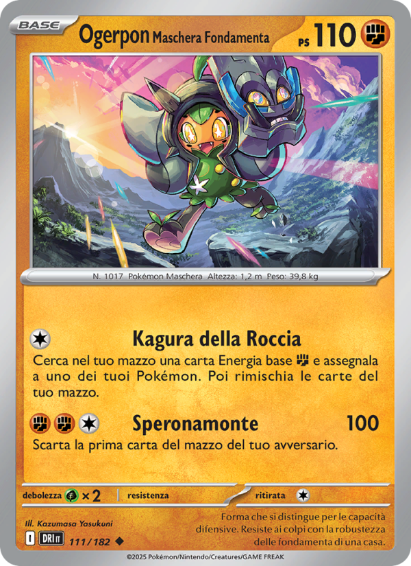 Ogerpon Maschera Fondamenta Pokémon TCG cards