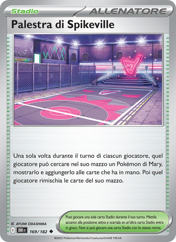 Palestra di Spikeville 169/244 — Rivali Predestinati (Italian Pokémon TCG card)