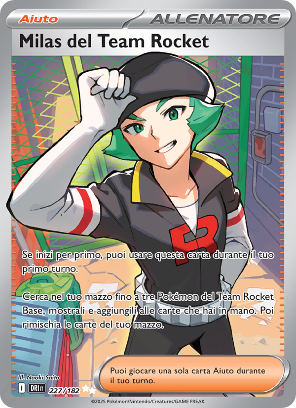 Milas del Team Rocket 227/244 — Rivali Predestinati (Italian Pokémon TCG card)
