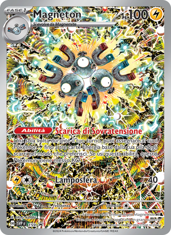 Magneton 159/192 — SVP Black Star Promos (Italian Pokémon TCG card)