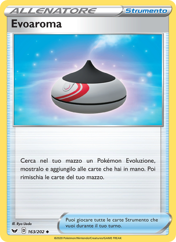 Evoaroma 163/216 — Spada e Scudo (Italian Pokémon TCG card)