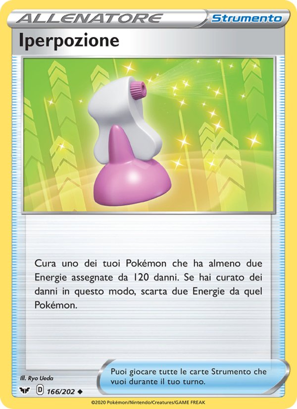 Iperpozione 166/216 — Spada e Scudo (Italian Pokémon TCG card)